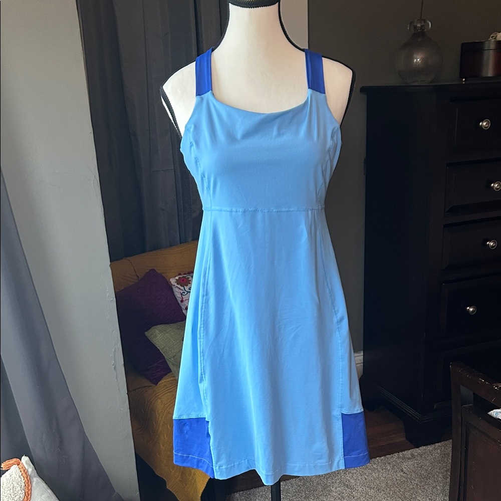 Lands' End Blue Performance Dress